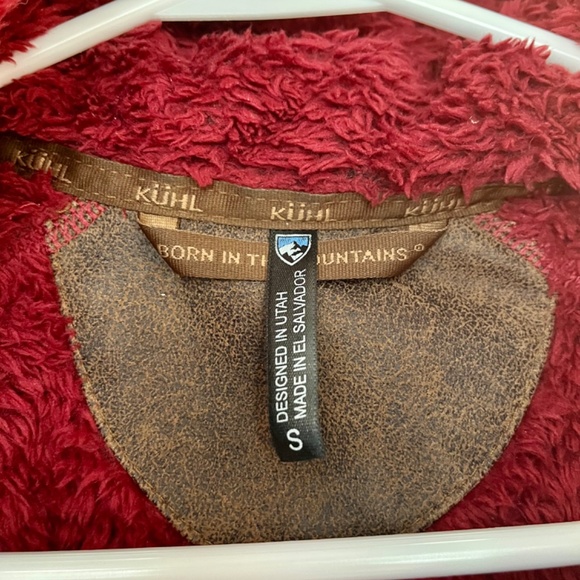 SOLD Kuhl Faux Fur Full Zip Flight Jacket Size Small - Picture 5 of 7